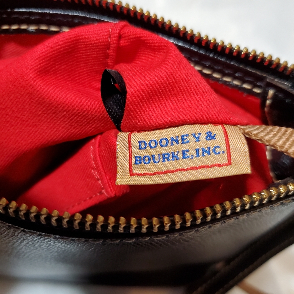 Dooney & Bourke Black and Brown Crossbody Bag - Picture 15 of 16